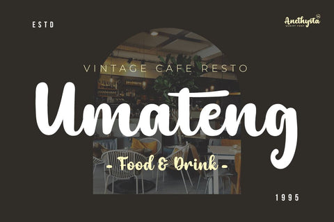 Anethysta Font twinletter 