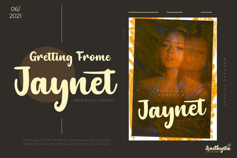 Anethysta Font twinletter 