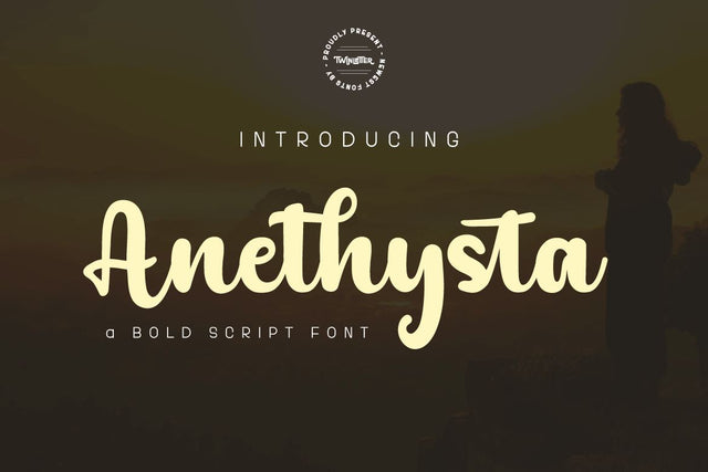 Anethysta Font twinletter 