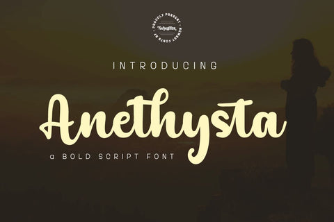 Anethysta Font twinletter 