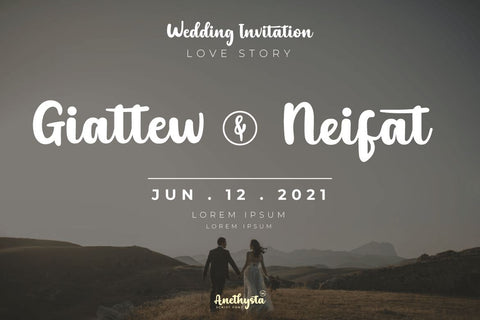 Anethysta Font twinletter 