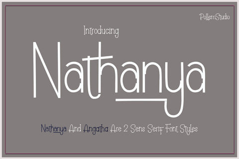 Angatha & Nathanya Font PolemStudio 