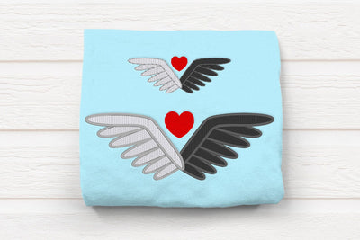 Angel and Demon Dual Wings Embroidery Embroidery/Applique DESIGNS Risa Rocks It 