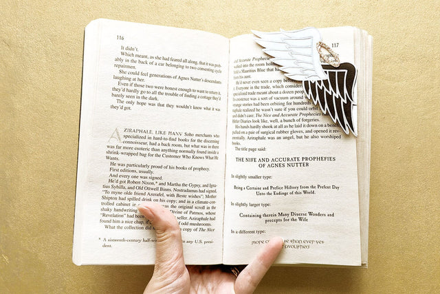 Angel and Demon Wings Papercut Corner Bookmark SVG SVG Risa Rocks It 