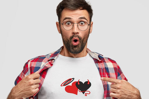 Angel and Devil Heart Embroidery/Applique DESIGNS ArtEMByNatalia 