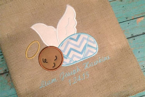 Angel Baby Applique Embroidery Embroidery/Applique Designed by Geeks 