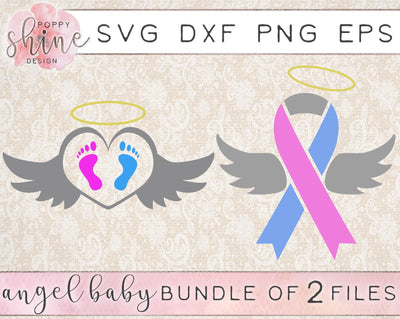 Angel Baby Bundle SVG Poppy Shine Design 