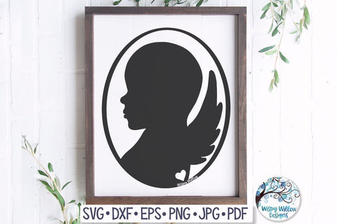 Angel Baby SVG SVG Wispy Willow Designs 