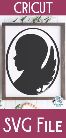 Angel Baby SVG SVG Wispy Willow Designs 