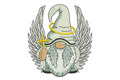Angel Gnome Embroidery Design, Easter Embroidery Designs, Baptism, Christening Embroidery Designs Embroidery/Applique DESIGNS NextEmbroidery 