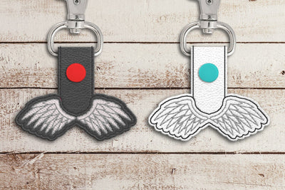 Angel or Demon Wings ITH Key Fob Applique Embroidery Embroidery/Applique DESIGNS Risa Rocks It 