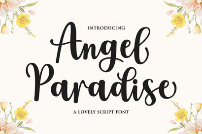 Angel Paradise Font Attract Studio 
