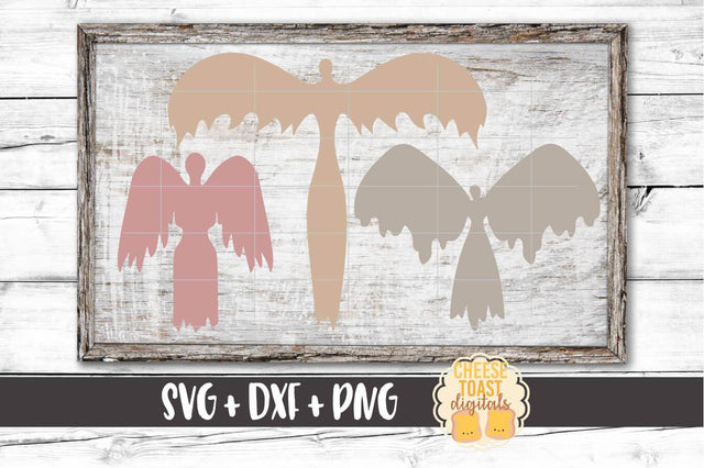 Angel Set - Christmas SVG File - Remembrance SVG Cheese Toast Digitals