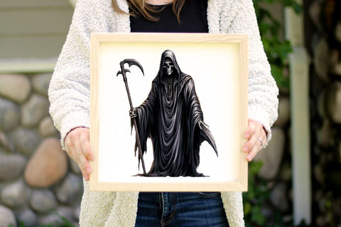 Angel Statue Watercolor Sublimation, Sublimation Regulrcrative 