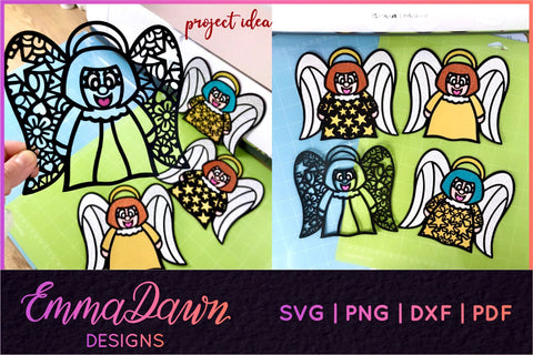 Angel SVG SVG Emma Dawn Designs 