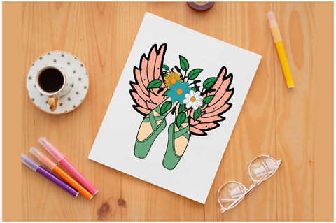 Angel Wings Ballet Sublimation Sublimation Jagonath Roy 