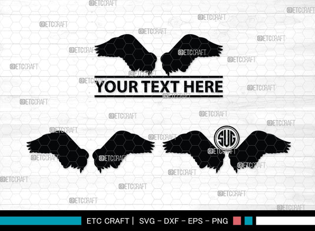 Angel Wings Silhouette, Angel Wings SVG, Angel Svg, Wings Svg, Halo Angel Svg, Angel Wings Bundle, SB00179 SVG ETC Craft 