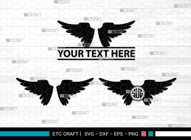 Angel Wings Silhouette, Angel Wings SVG, Angel Svg, Wings Svg, Halo Angel Svg, Angel Wings Bundle, SB00179 SVG ETC Craft 