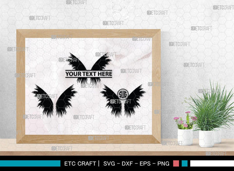 Angel Wings Silhouette, Angel Wings SVG, Angel Svg, Wings Svg, Halo Angel Svg, Angel Wings Bundle, SB00179 SVG ETC Craft 