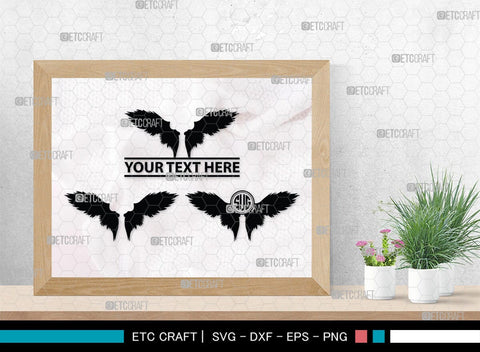 Angel Wings Silhouette, Angel Wings SVG, Angel Svg, Wings Svg, Halo Angel Svg, Angel Wings Bundle, SB00179 SVG ETC Craft 