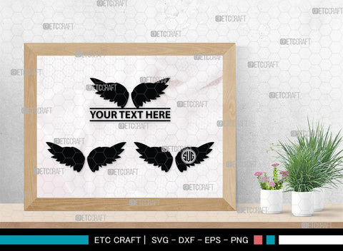 Angel Wings Silhouette, Angel Wings SVG, Angel Svg, Wings Svg, Halo Angel Svg, Angel Wings Bundle, SB00179 SVG ETC Craft 