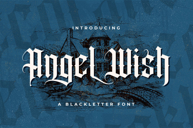 Angel Wish - Blackletter Font Font StringLabs 