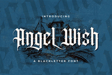 Angel Wish - Blackletter Font Font StringLabs 
