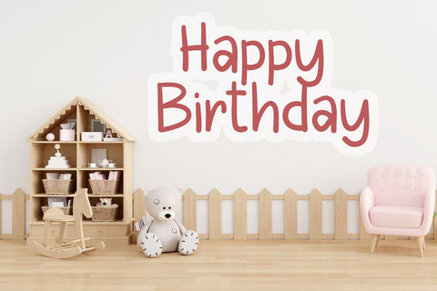 Angela Birthday Font Afandi Studio 