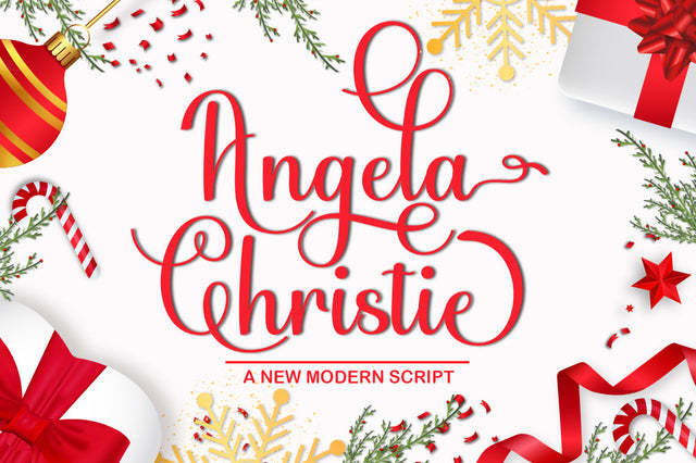 Angela Christie Font Slex Creative 