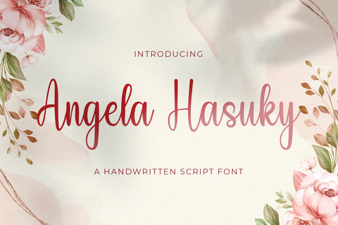 Angela Hasuky - Handwritten Font Font StringLabs 