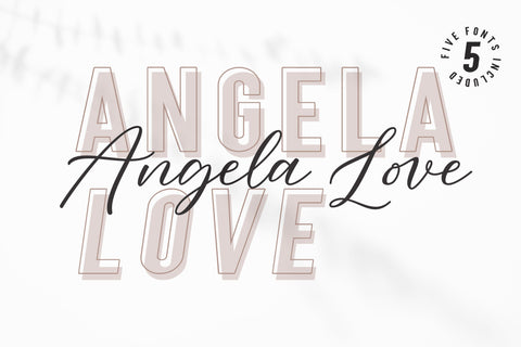 Angela Love Font Fargun Studio 