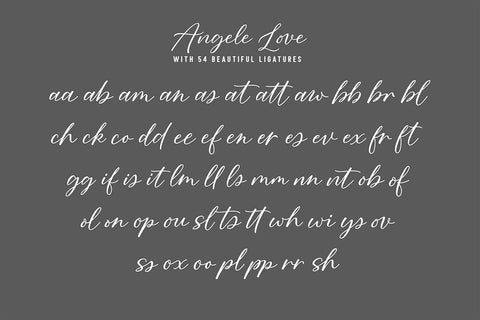 Angela Love Font Fargun Studio 
