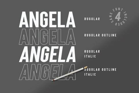 Angela Love Font Fargun Studio 