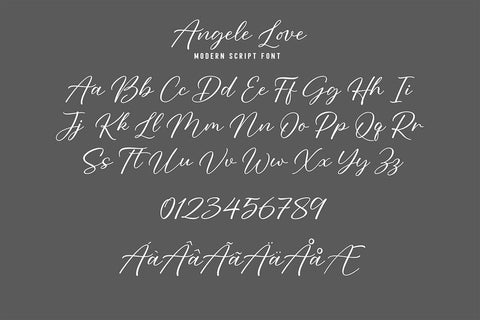 Angela Love Font Fargun Studio 