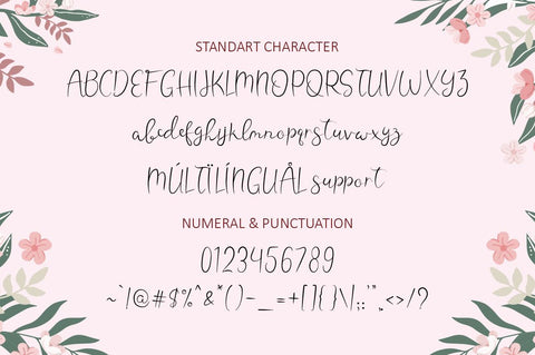 Angela Sweet - Beautiful Calligraphy Font Font Illushvara Design 