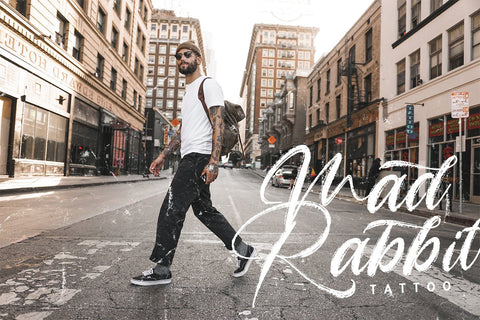 Angelicy - Textured Brush Font Font StringLabs 