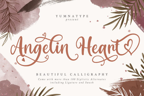 Angelin Heart Font yumnatype 