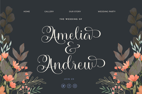 Angeline - Lovely Script Font Font Typobia 