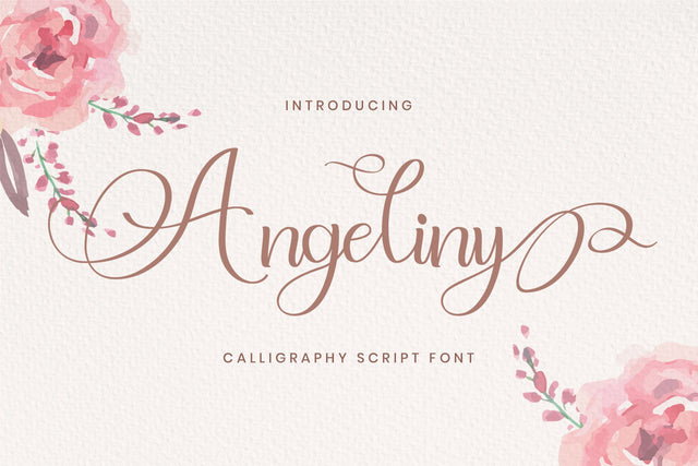 Angeliny - Calligraphy Font Font StringLabs 