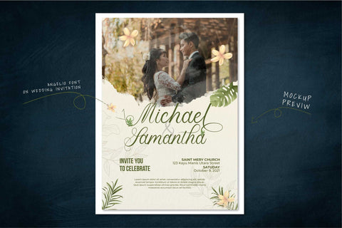 Angelio Handlettering Font Font nearzz 