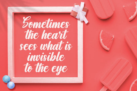 Angelist - Heart Font Font Ibey Design 