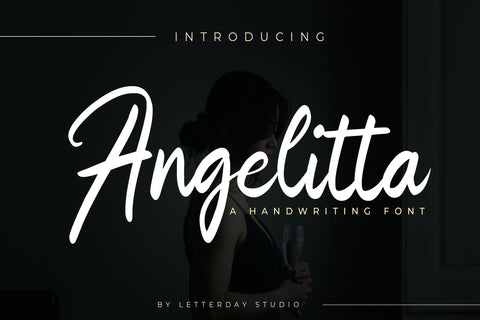 Angelittan Handwritten Font LetterdayStudio 