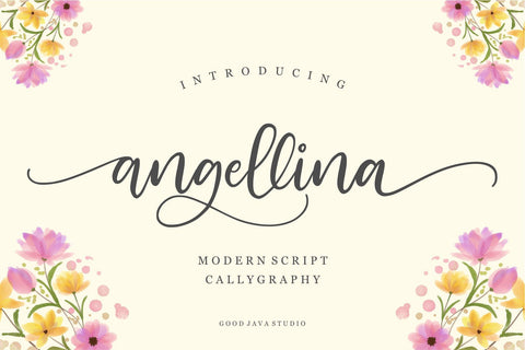 Angellina – Luxury Fonts Font Good Java 