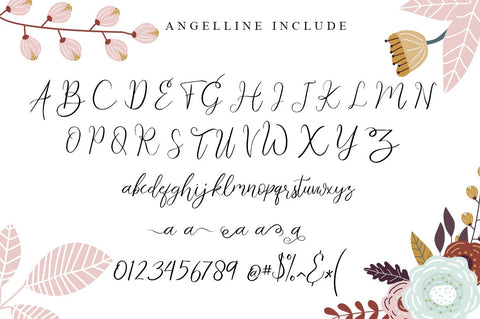 Angellyne Script Font Haksen 