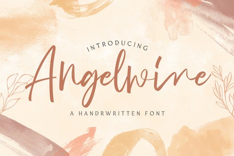 Angelwine - Handwritten Font Font StringLabs 