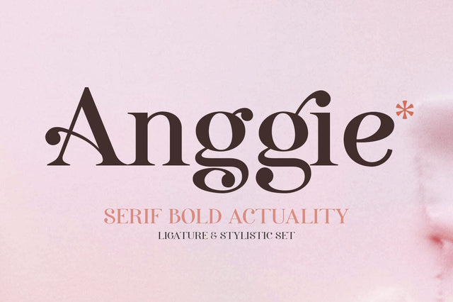 Anggie Display Font gatype 