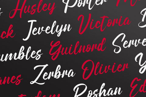 Angilla Denis - Brush Script Font Font StringLabs 