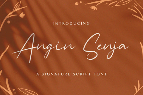 Angin Senja - Handwritten Font Font StringLabs 