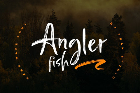 Angler fish Font Franstudio 