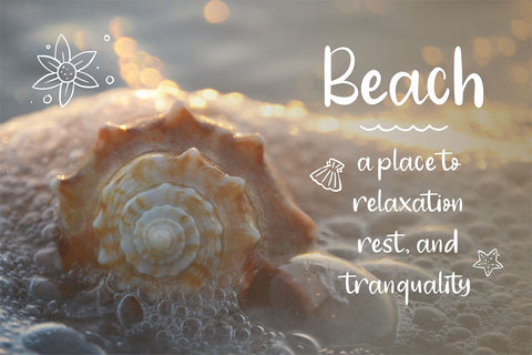 Angola Beach Font Mozarella 